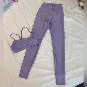 ALO Yoga Lavender Activewear Set